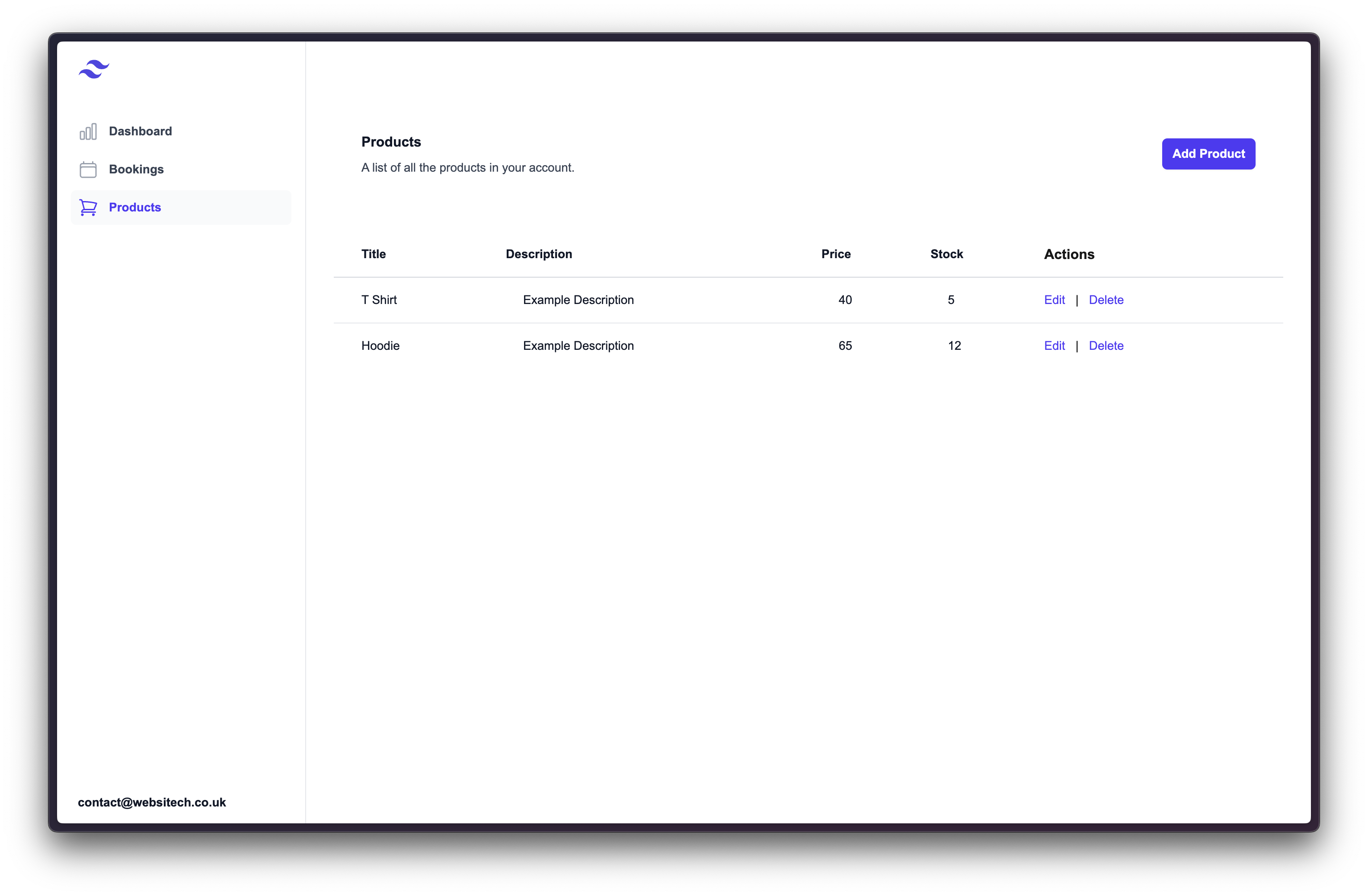 App screenshot